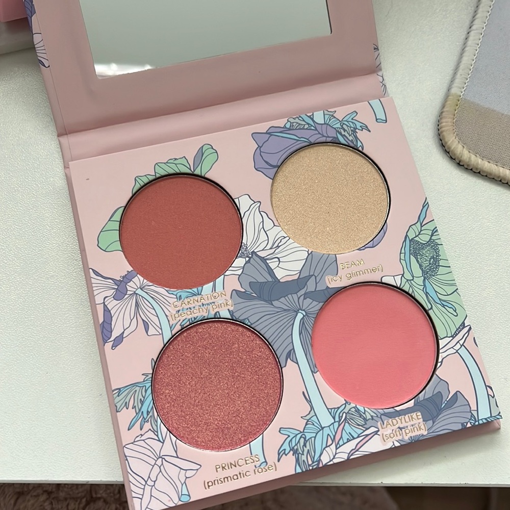 Seraphine botanicals blush and highlight palette